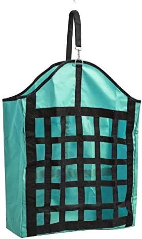 Vista 10 de Showman Bolsa de heno de alimentación lenta de nylon con palmas