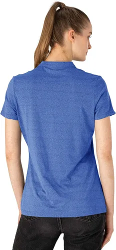 Vista 4 de YSENTO Camisas polo de golf Dry Fit para mujer, manga corta, cuello en V, sin cuello, ropa