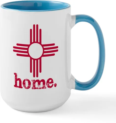 Vista 15 de CafePress ALBUQUERQUE New Mexico - Taza grande para placa de matrícula de 15 oz (15.0 fl oz)