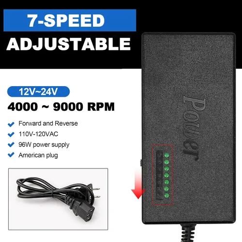 Vista 5 de SI FANG Mini afilador de cuchillos eléctrico para lijadora de banda, 7 velocidades, lijadora portátil de banco, herramienta de bricolaje para afilar