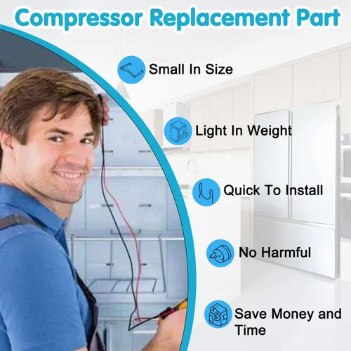 Vista 4 de Heyiarbeit Protector de sobrecarga termal del refrigerador 1/5 (HP) 150W Compresor pieza de repuesto 1 PC