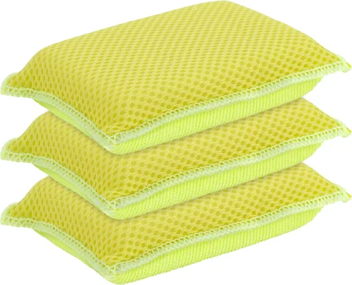 Vista 10 de Esponjas de microfibra para platos, esponjas de cocina, esponja antiarañazos, esponjas de limpieza para el hogar, suministros de limpieza multiusos