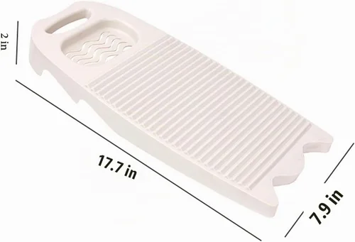 Vista 2 de Tabla de lavar la ropa antideslizante, tabla de lavar el hogar, tabla de A-white