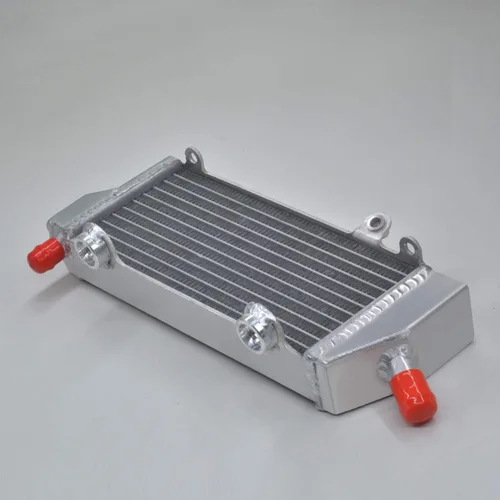 Vista 9 de radiador de aluminio compatible con KTM 250/350/450/500/530 EXC-F/EXC-R/XC-W/XCF-W 2008-2015 L+R (con lado tapón+lado sin tapa)