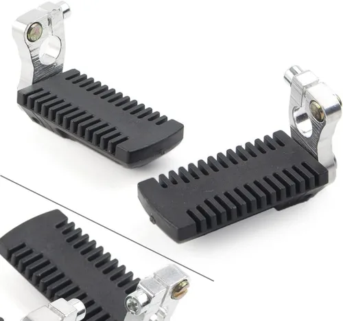 Vista 6 de FSFY - Pinzas de pie negras para motocicleta, abrazaderas de pie para bicicletas de 43 cc, 47 cc, 49 cc, 2 tiempos, para quads de bolsillo