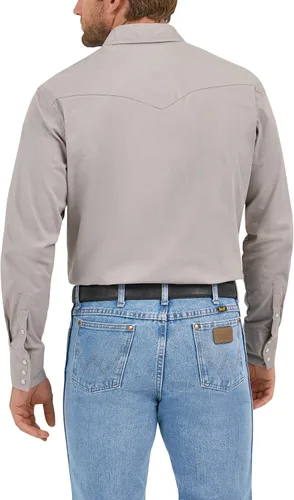 Vista 3 de Wrangler Camisa de trabajo premium de alto rendimiento y comodidad avanzada para hombre