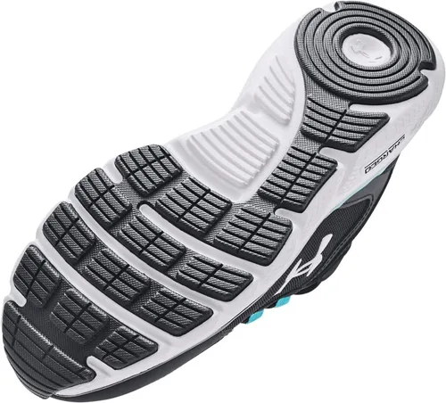 Vista 3 de Under Armour Charged Assert 9 para hombre, (009) NegroAzul SurfBlanco, 10, EE. UU, (009) NegroAzul SurfBlanco