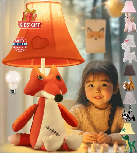 Vista 16 de Lámpara infantil de dinosaurio para dormitorio de niños, 27 pulgadas, lámpara de niños para habitación de niños, bonitos regalos de Navidad, regalos