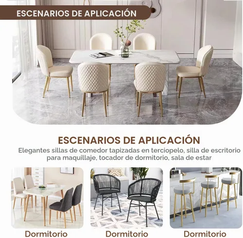 Vista 5 de OCONDA 20 Pcs Chair Leg Floor Protectors, Fit Diameter: 9/16" to 12/16" Transparente-20 piezas