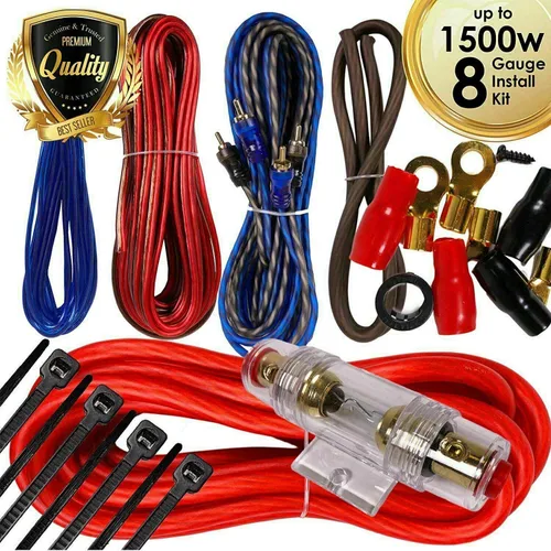 Vista 7 de Audiobank P-1400.2 A/B Clase 2 Canales 1400 W Amplificador de graves estéreo de audio para automóvil con control remoto de graves + kit