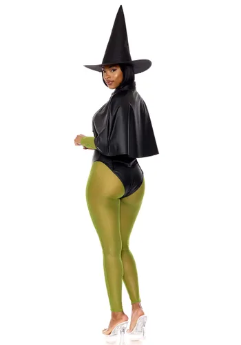 Vista 2 de Disfraz Sexy de Bruja Malvada del Oeste para Mujer Multicolor