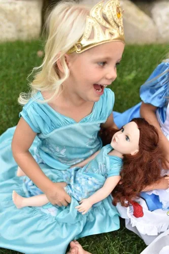 Vista 9 de Little Adventures Disfraz de sirena para niñas (edad pequeña de 1 a 3 años)