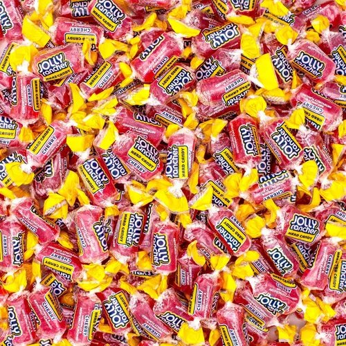 Vista 8 de Jolly Rancher - Caramelos duros de frambuesa azul, envueltos individualmente, bolsa de dulces a granel, 1 libra (16 onzas)