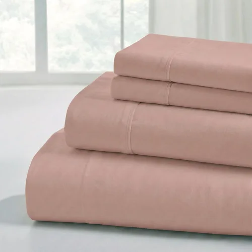 Vista 31 de Modern Threads - Sábanas lisas de microfibra suave, sábanas de microfibra de lujo, incluye sábana encimera, sábana bajera con bolsillos profundos