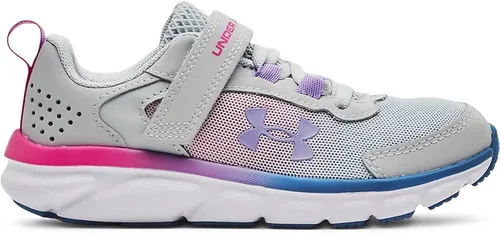 Vista 4 de Under Armour Tenis de correr unisex Assert 9 con cierre alternativo para niños