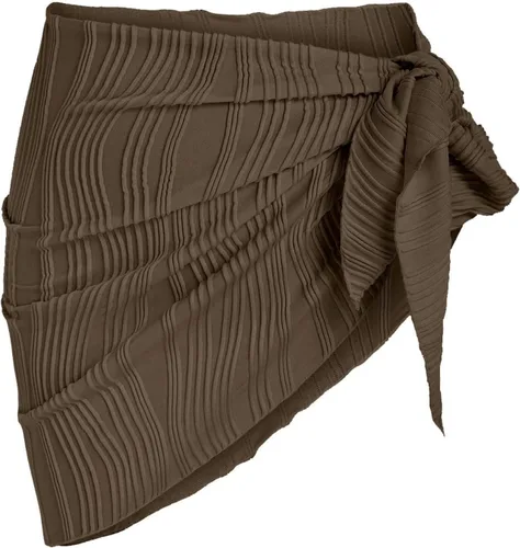 Vista 52 de ZAFUL - Pareo de mujer, pareo de playa, pareo transparente para bikini, pareo de gasa para traje de baño 0- Café