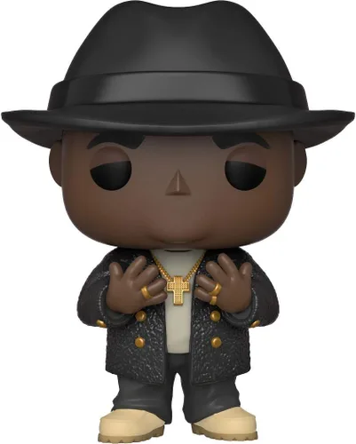 Vista 6 de Funko Pop! Rocks: Biggie - Notorious B.I.G con Fedora Bundle con 1 protector de caja PopShield Pop