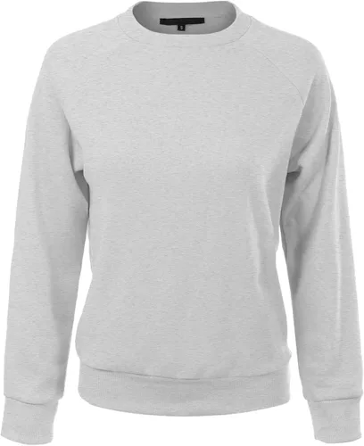 Vista 55 de MixMatchy Sudadera básica suave y cómoda de forro polar con cuello redondo para mujer