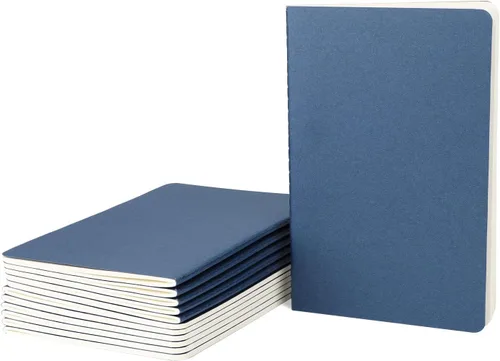 Vista 9 de EUSOAR Cuaderno de viaje, tamaño A5, paquete de 12 cuadernos de 5.5 x 8.2 pulgadas, cuaderno de dibujo con tapa suave, cuaderno de dibujo, cuaderno