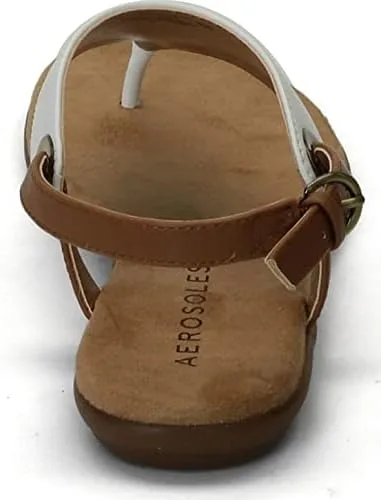 Vista 4 de Aerosoles Sandalias tipo tanga para mujer, Blanco, 8