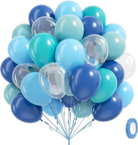 Vista 23 de 60 globos de perlas de doble relleno de 12 pulgadas, globos blancos perlados, globos de látex blanco para bodas, despedidas de soltera, baby shower