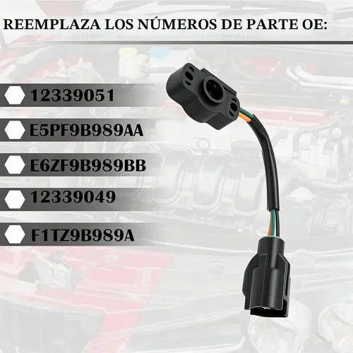 Vista 2 de HiSport TPS Sensor de posición del acelerador E5TZ9B989B E4AF9B989AA