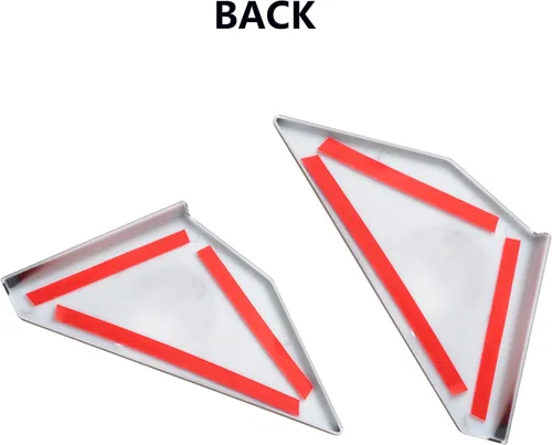 Vista 8 de Cubierta de protección para ventana trasera en forma de triángulo Compatible con Ford Bronco de 4 puertas 2021 2022 2023 2024 2025 Accesorios