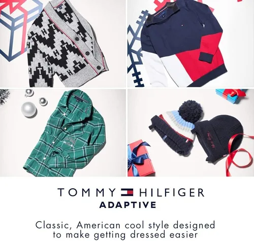 Vista 2 de Tommy Hilfiger Pantalones cortos deportivos adaptables para mujer con cordón y trabillas para dominar