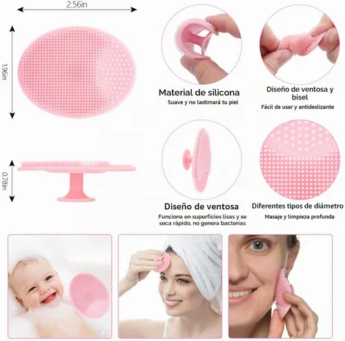 Vista 4 de Yokilly Kit de limpieza facial de silicona: Herramienta para el cuidado de Kit de 6 piezas