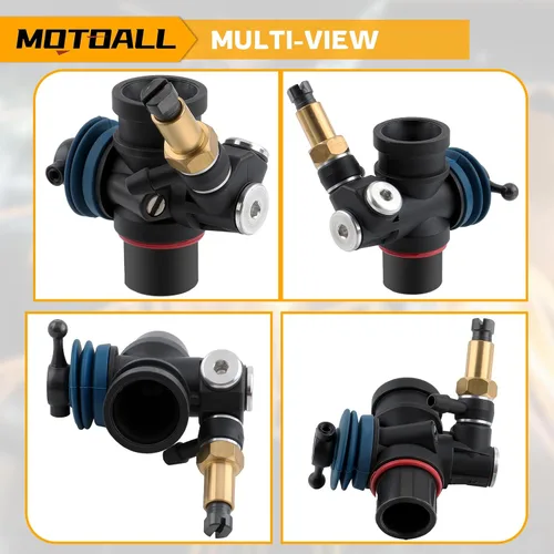Vista 4 de MOTOALL 2.5 3.3 Carburador de motor Carburador de reemplazo para T-maxx Slayer Revo Jato