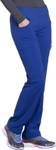Vista 4 de Cherokee - Ropa quirúrgica iFlex CK002 para mujer, tiro medio, pierna recta, sin cierre
