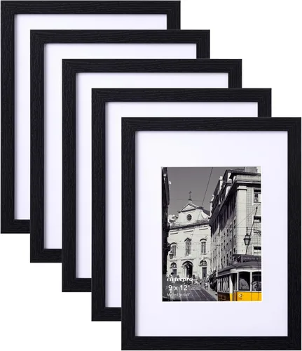 Vista 115 de eletecpro Juego de 5 marcos de fotos de 8 x 10 pulgadas, collage de fotos, decoración de pared, fotos de 5 x 7 con paspartú o de 8 x 10 pulgadas sin