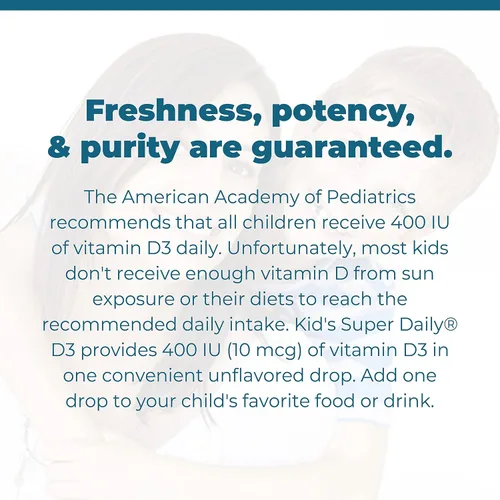 Vista 5 de Carlson - Super Daily D3 para niños, gotas de vitamina D para niños, 400 UI por gota, suministro de 1 año, salud cardíaca e inmunológica
