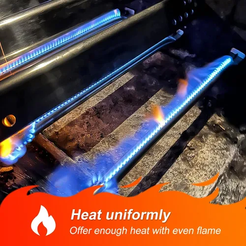 Vista 3 de Uniflasy Piezas de repuesto para parrilla Charbroil Advantage 4 quemadores 463344015, 463343015, 463432215, 463240015 parrilla de gas 3 quemadores