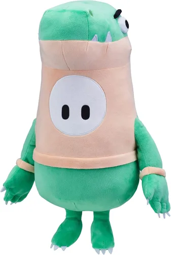 Vista 5 de Fall Guys Moose Toys – Piel de frijol Raptor – Juguetes de peluche coleccionables oficiales de 18 pulgadas, grandes, súper suaves, de lujo