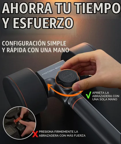 Vista 4 de Flexible Dumbbell Converter - 260 LBS Weight Capacity Adjustable Alloy Steel Bar丨Convert Dumbbells to Barbell, Enhanced Compatibility for Wide Range