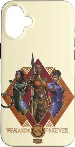 Vista 22 de iPhone 16 Marvel Black Panther: Wakanda Forever Hero Warrior Trio Case