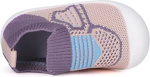 Vista 93 de Zapatos de bebé Pantuflas para niños pequeños, calcetines para niños y niñas, suela antideslizante