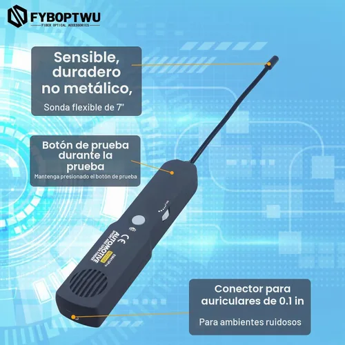 Vista 4 de Rastreador de cables de circuito de cables Probador de circuitos abiertos y cortos eléctricos automotrices con generador de tonos, rastreador