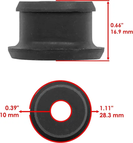 Vista 2 de Caltric Arandela para suspensión de escape compatible con Arctic Cat Prowler XTZ 1000 4X4 Baja 2009