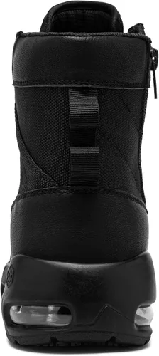 Vista 4 de LARNMERN Botas antideslizantes para hombre antideslizantes Zapatos de aire con cremallera lateral Casual Comfort Botas Militares Hombre Zapatos