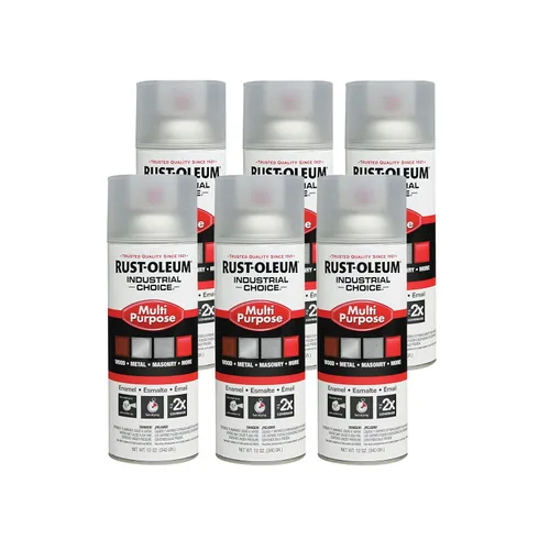 Vista 12 de Aerosol de esmalte Rust-Oleum para uso general; envase de 16 onzas líquidas; lata de aerosol, almendra, 6
