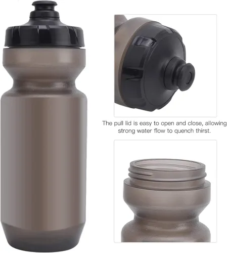 Vista 5 de VGEBY 610ML Botella de agua al aire libre Ciclismo Equipo de fitness para montaña 3 colores disponibles (gris) Sportinggoods Ciclismo Racking