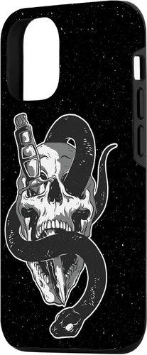 Vista 2 de iPhone 15 Skull Graphic Goth Gifts Pretty Gothic Funda básica para teléfono celular