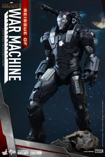Vista 2 de Hot Toys Máquina de guerra 1:6 - Iron Man 2, Plata