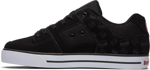 Vista 8 de DC Zapato de patinaje casual puro para hombre NegroNegro