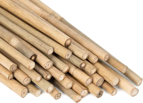 Vista 7 de Estacas para Plantas, Estacas de Bambú Natural Más Largas de 3 Pies, GAGINANG 25 Piezas de Varillas de Bambú Soporte de Enrejado para Tomate