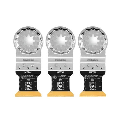 Vista 41 de Fein Starlock E-Cut - Hoja de sierra universal de corte de precisión para madera, yeso y plásticos, bimetálica con dientes ondulados universales