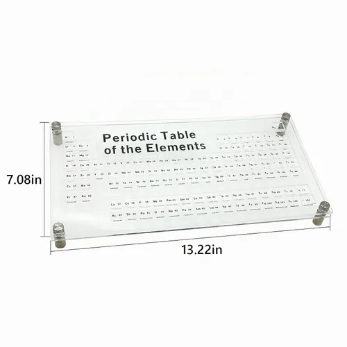Vista 2 de 18 piezas de conjunto de cubos de elementos, cubos de densidad de metal puro con bandeja de plexiglás acrílico, conjunto de cubos de elementos