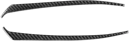 Vista 40 de Adhesivo de Fibra de Carbono Premium Real para Ventana de Coche, Pilar A, Panel Triangular, Anticolisión, Compatible con Toyota Supra GR A90 A91 MK5